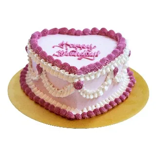 Vintage Heart Cake 1